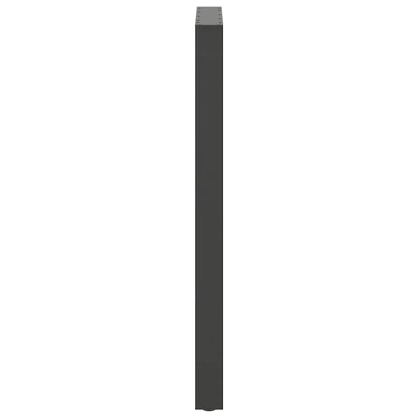Barbordsben antracit 2 st 60x(110-111) cm stål