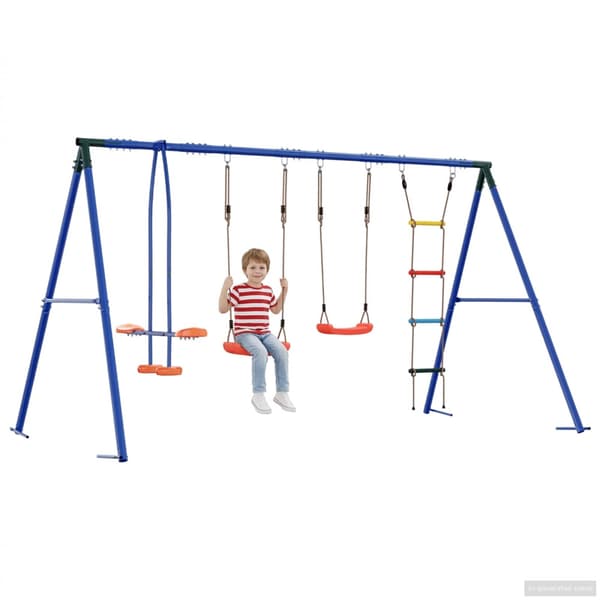 Utegunga set Flerfärgsdesign Stål och PE
