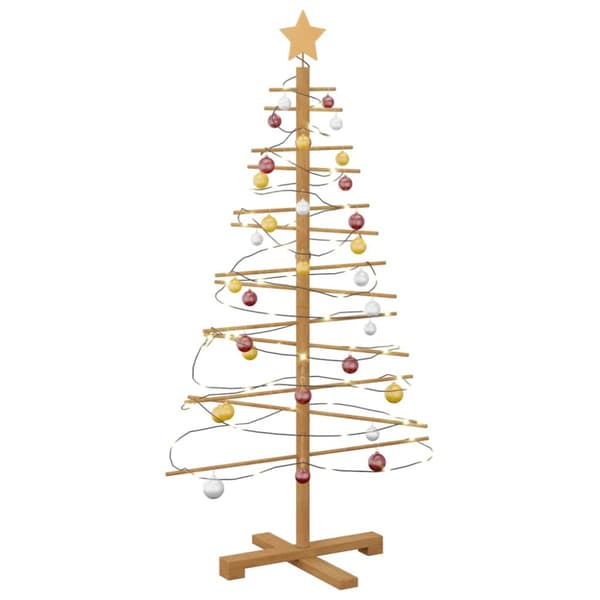 Träjulgran Brun 125 cm Bambu