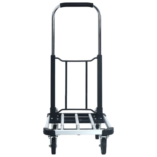 Hopfällbar säckkärra 150 kg aluminium silver