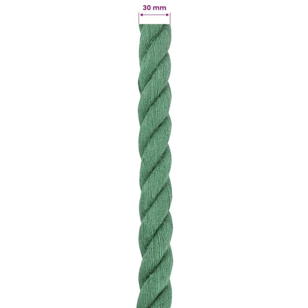 Juterep Grön 100% Tossa jute