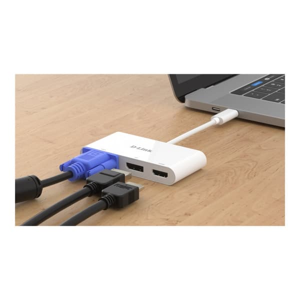 D-Link DUB-V310 - videokort - DisplayPort / HDMI / VGA - 11 cm