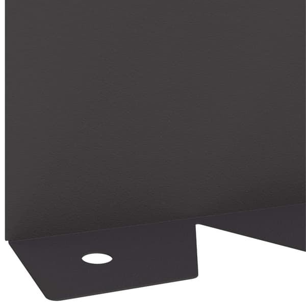 Kant för gräsmatta 10 st 102 x 10 x 4 cm Stål Svart