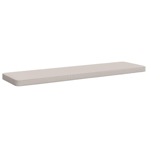 1-delad Bänk Kudde VUGHT 100% Polyester Vit 150 x 40 x 5 cm