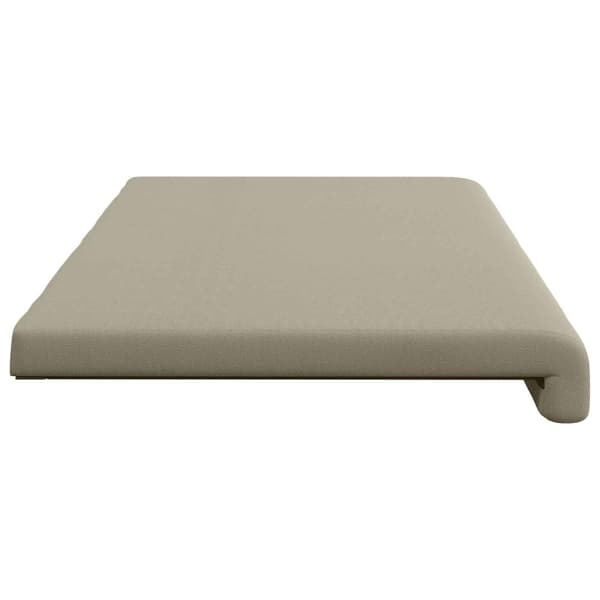 Bänk kudde Texturerad Sammet Sand Djup 35 cm