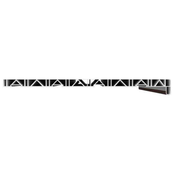Fönsterbräda Brun trä 60 x 45 x 4,5 cm PVC