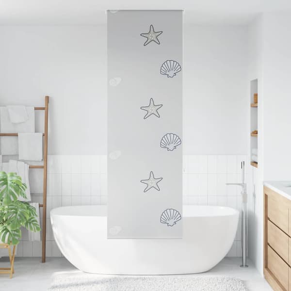 Rullgardin för dusch 70x240 cm tyg bredd 66 cm