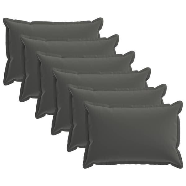 Kudde med kudde HOUTEN 6 st Antracit Polyester