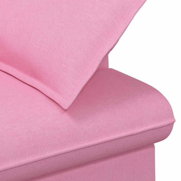 Loveseat med knapprapport Rosa 111 x 68 x 80 cm Tyg