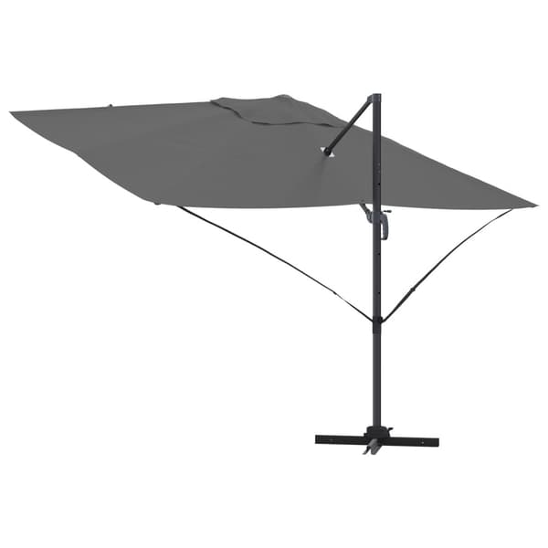 Parasoll Antracit 351 x 250 x 260 cm Polyester och aluminium