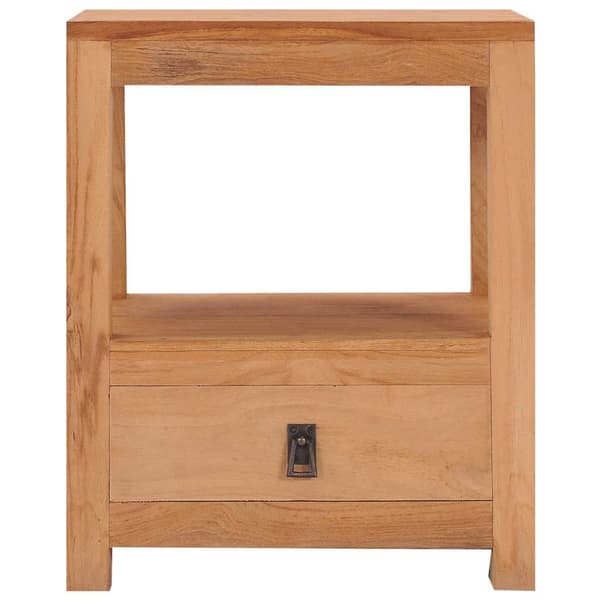 Sängbord 40x30x50 cm massiv teak