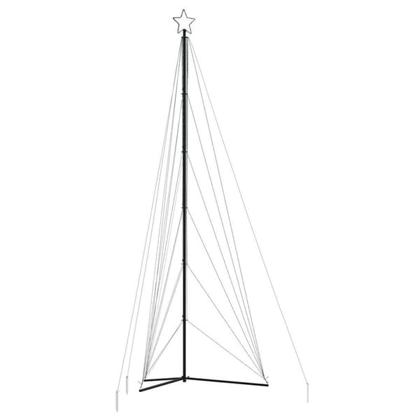 LED julgran 861 LEDs varmvit 478 cm