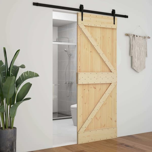 Dörr NARVIK 90 x 210 cm Massiv furuträdörr (obehandlad)