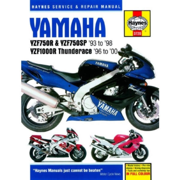 Yamaha YZF750R & YZF1000R Thunderace (93 - 00) Haynes Repair Manual (häftad, eng)