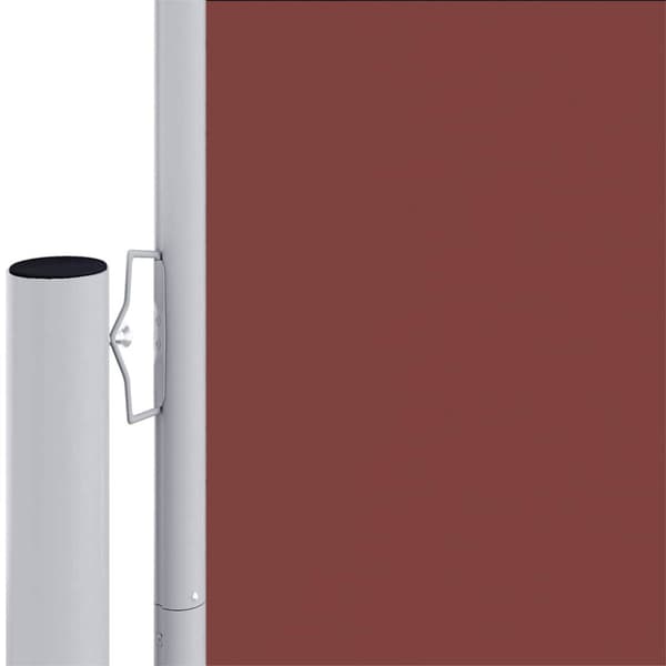 Infällbar sidomarkis 220x600 cm brun