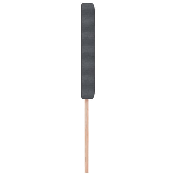 Huvudgavel Mörkgrå 80 cm Kordread tyg