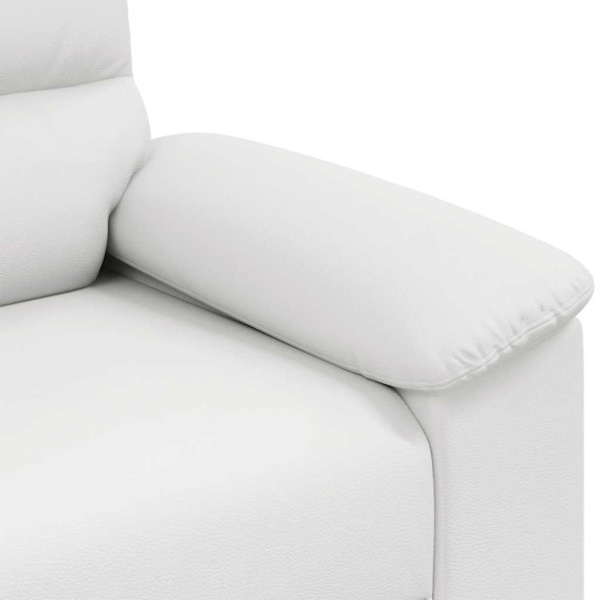 Soffa vit 100x81x84 cm konstläder