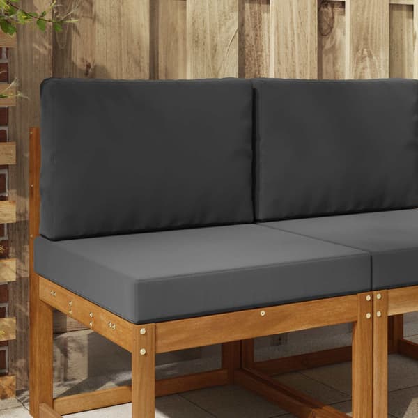 Utomhus Soffa Kudde 2 pcs Antracit Polyester