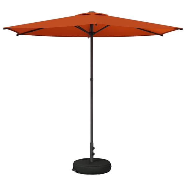 Trädgårdsparasol 270 x 270 cm Polyester Rektangulär Terracotta