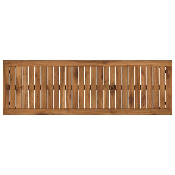 Trädgårdsbänk 108,5 x 35 x 45 cm Massivt Akaciaträ Rektangulär