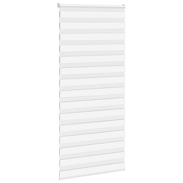 Rullgardin zebra vit 110x200 cm tyg bredd 105,9 cm polyester