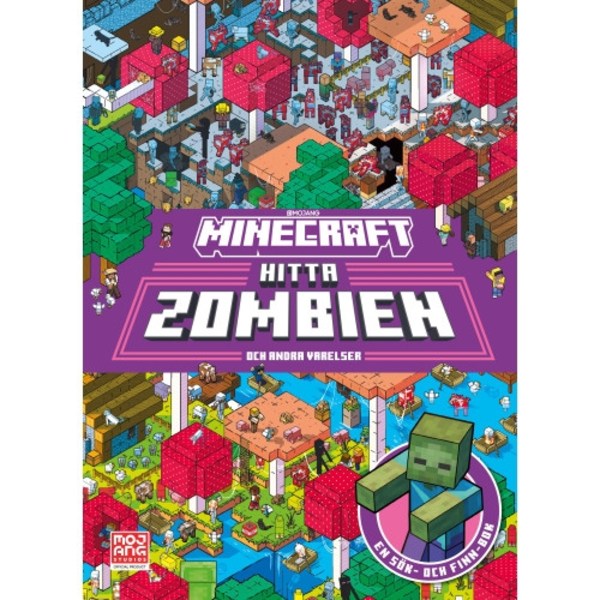 Minecraft. Hitta zombien och andra varelser - en sök och finn bok (inbunden)
