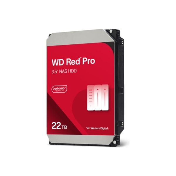 WD Red Pro WD221KFGX - hårddisk - 22 TB - SATA 6Gb/s