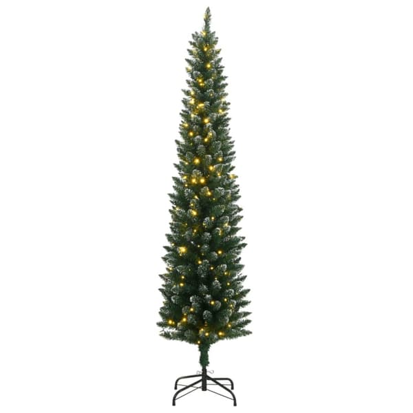 Plastgran smal 150 LEDs 120 cm