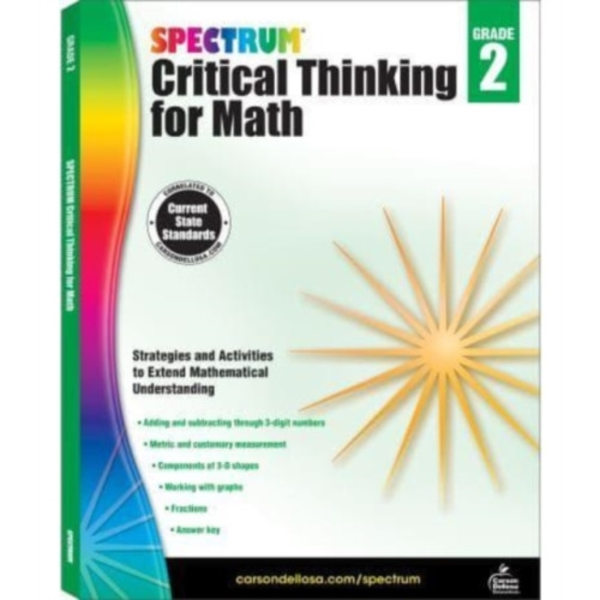 Spectrum Critical Thinking for Math Gr 2 (häftad, eng)