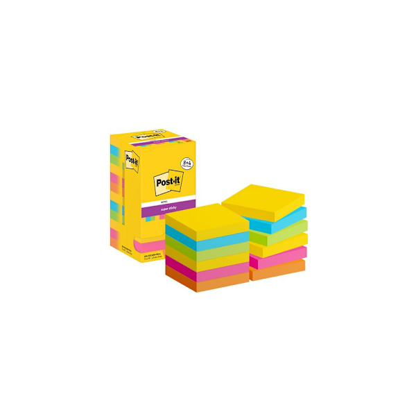 Notes POST-IT SS 76x76mm Carnival 12/fp