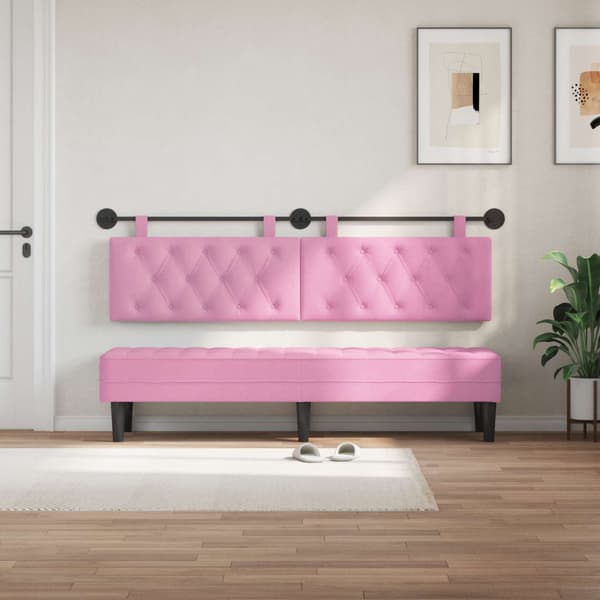 Hängande Huvudgavel Rosa tyg