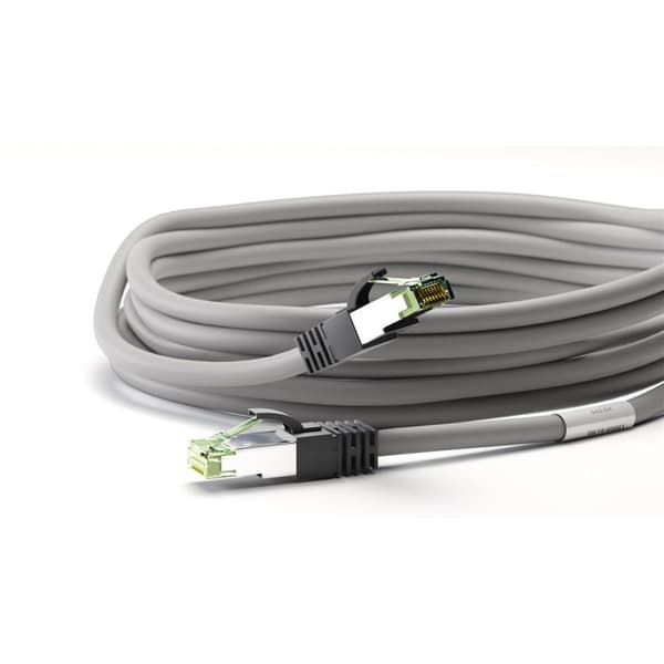 goobay patch-kabel - 7.5 m - grå