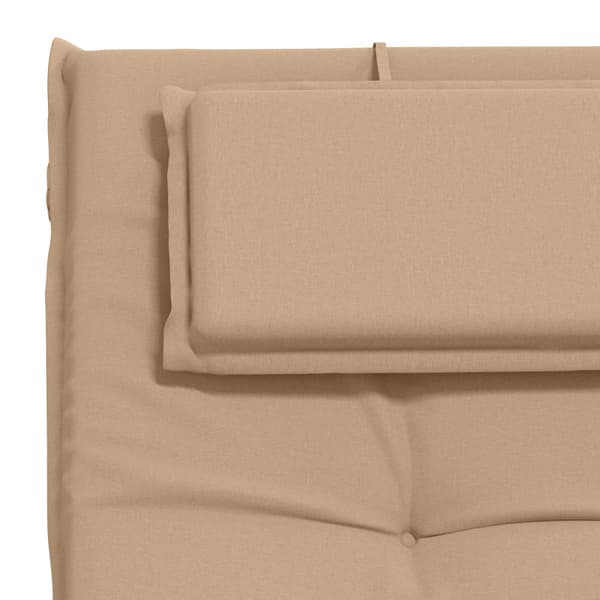 Solstol Kudde GEMERT 100% Polyester Sand 190 x 50 x 9 cm