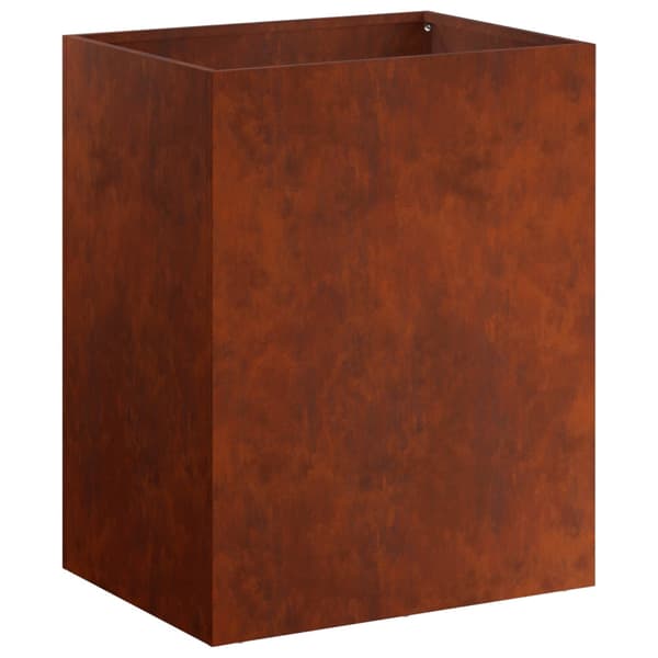 Trädgårdsplanterare 2 st Rostig 40 x 30 x 50 cm