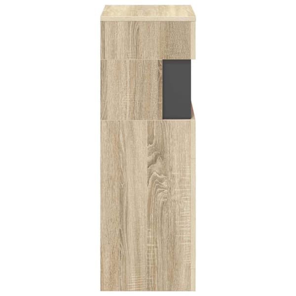 Elektrisk eldstad Sonoma-ek 35 x 30 x 86 cm Konstruerat trä