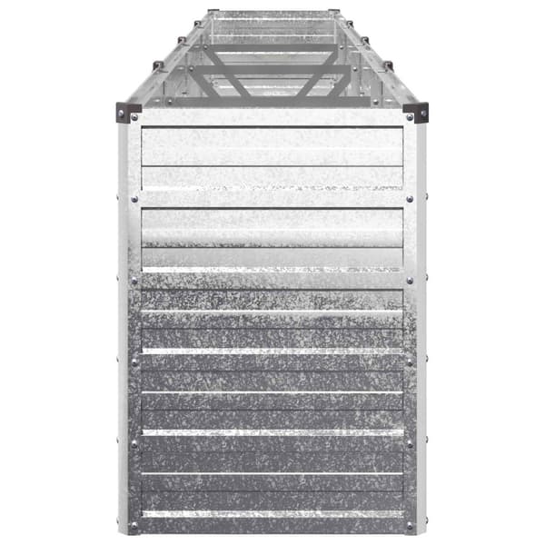 Höjd Trädgårdsbädd Silver 320 x 40 x 55 cm galvaniserad