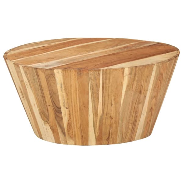 Soffbord Ø65x31 cm massivt akaciaträ