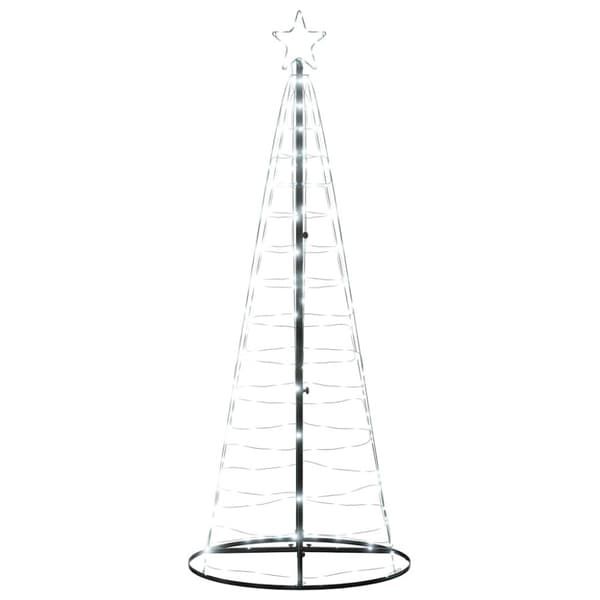 LED julgran 200 LEDs kallvit 180 cm
