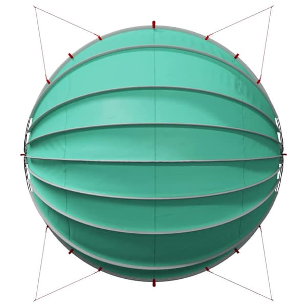 Poolkupol Grön 592 x 590 x 275 cm