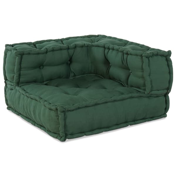 Modulsofa enhet 2 pcs Grön 140 x 70 x 56 cm Tyg