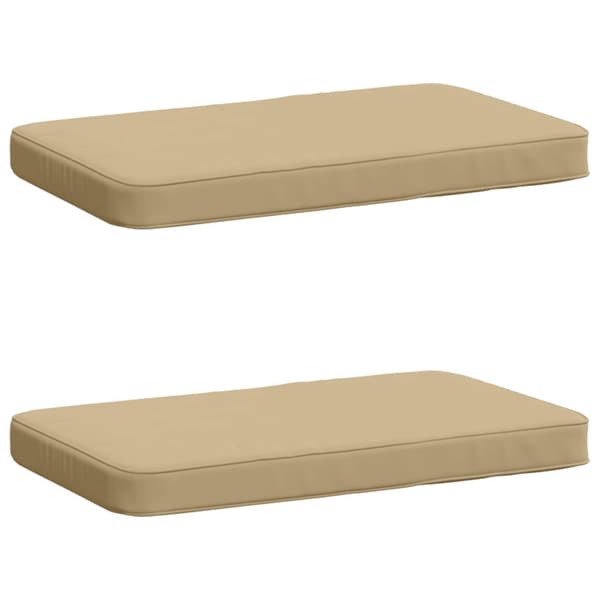 2-delade Bänk Kuddar VUGHT 2 st 100% Polyester Beige