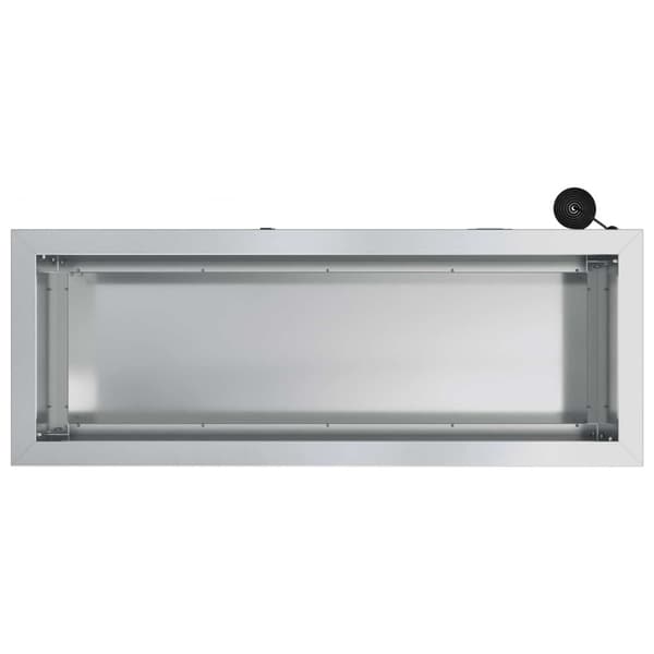 Odlingslåda med LED Silver 30 x 80 x 30 cm Galvaniserat stål
