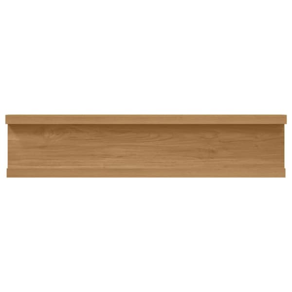 Vägg hylla Väggmonterat 2 pcs Brun 40 x 9 x 3 cm