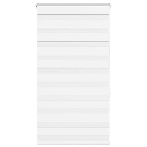 Rullgardin zebra vit 90x150 cm tyg bredd 85,9 cm polyester