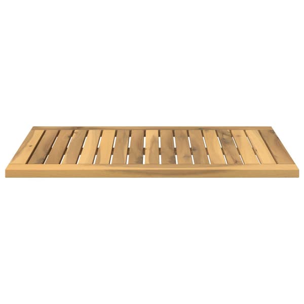 Bordsskiva 68,5 x 40 x 2 cm Rektangulär Massivt Akaciaträ Vit