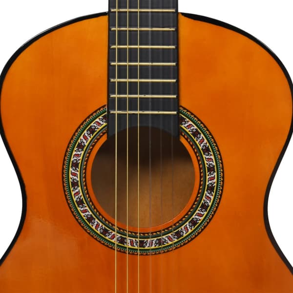 Gitarr för nybörjare och barn med fodral klassisk 1/2 34"