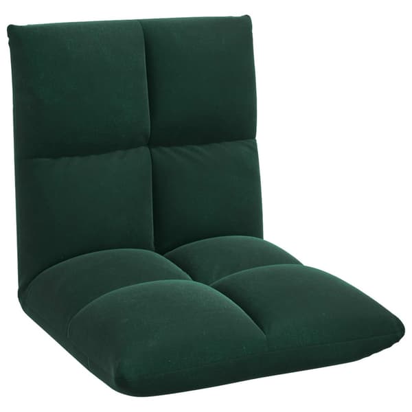 Golvstol Mörkgrön 50 x 61 x 57 cm Sammet