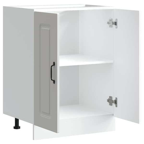 Diskbänk underskåp Kalmar vit 60x46x81,5 cm konstruerat trä