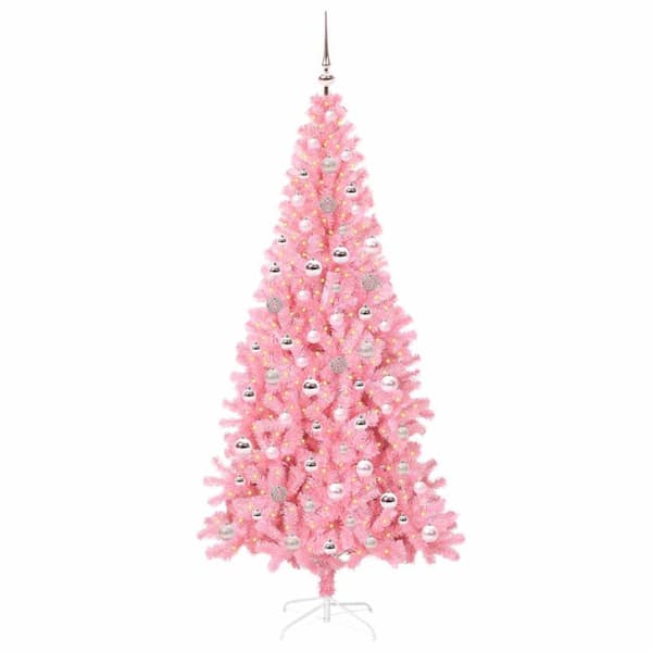 Julgran Rosa 240 cm PVC