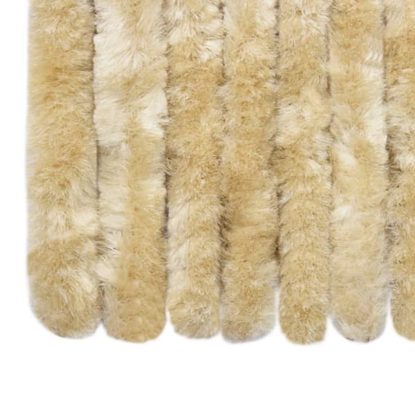 Insektsdraperi beige 100x220 cm chenille